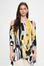 Hit Open Shoulder Shark Bite Top