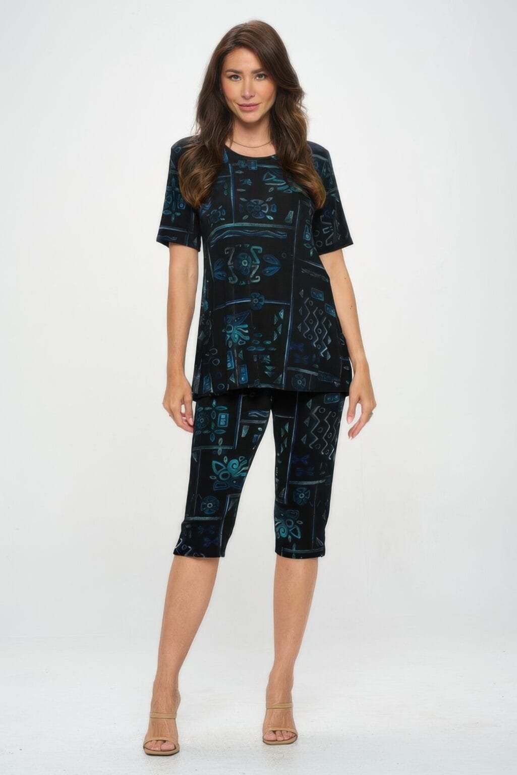 bns capri pants set