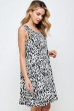 Plus Size Bns Print Missy Tank Dress