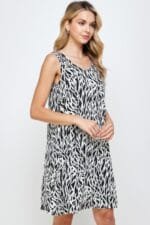 Plus Size Bns Print Missy Tank Dress