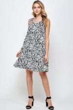 Plus Size Bns Print Missy Tank Dress