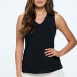 Side Vent Tank Top – BNS Black Stretch Fit Tee