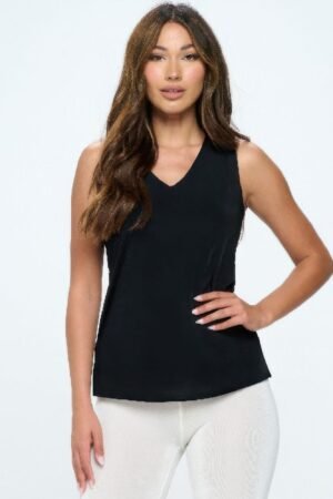 Side Vent Tank Top – BNS Black Stretch Fit Tee