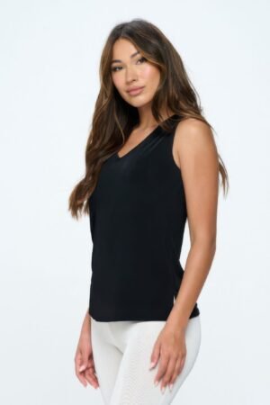 Bns V-nk Bias Tank Top