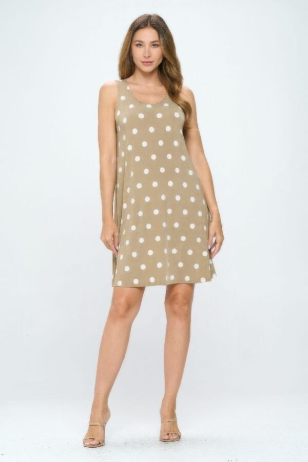 Women’s Printed Sleeveless Tank Dress | Bns Missy Mini Dress