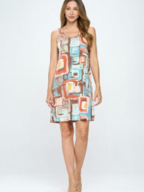 Bns Print Missy Tank Dress