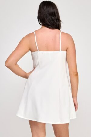 Plus Size Fit & Flare Scuba Crepe Dress