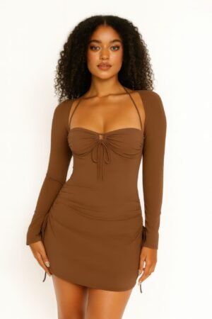 Peek Hole Mini Dress
