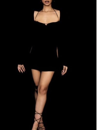 Peek Hole Mini Dress Peek Hole Mini Dress