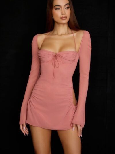Peek Hole Mini Dress Peek Hole Mini Dress
