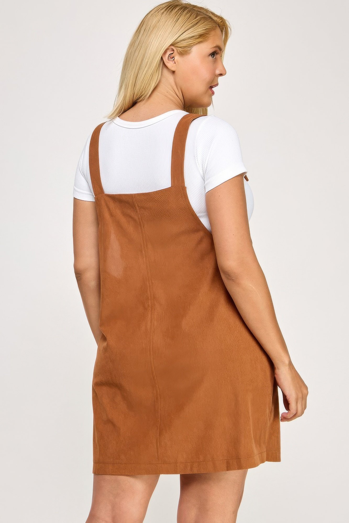 plus size corduroy overall dress - image 9