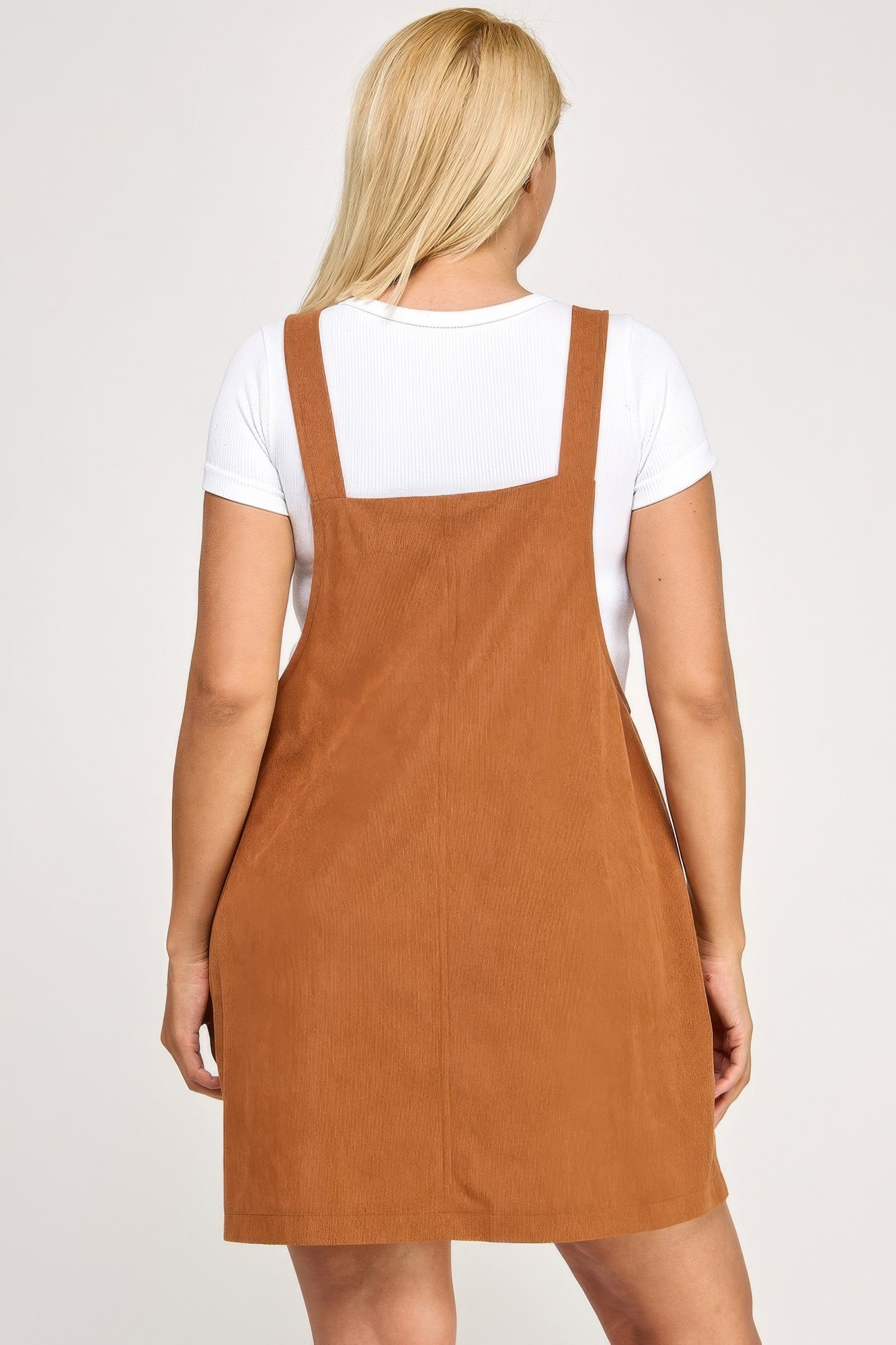 plus size corduroy overall dress - image 10