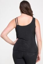 Plus Size Sleeveless Top With Subtle Shimmer - Image 9