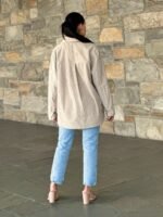 Oversized Corduroy Shacket Button Down Utility - Image 10