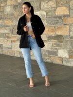 Oversized Corduroy Shacket Button Down Utility - Image 5