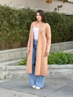 Clover Fine Knit Midi Cardi Cardigan With Pockets - Image 17