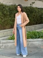 Clover Fine Knit Midi Cardi Cardigan With Pockets - Image 18