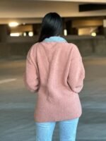 Teddy Fleece & Denim Jacket With Square Pockets - Image 10