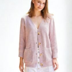 Long Sleeves Button Down Knit Cardigan