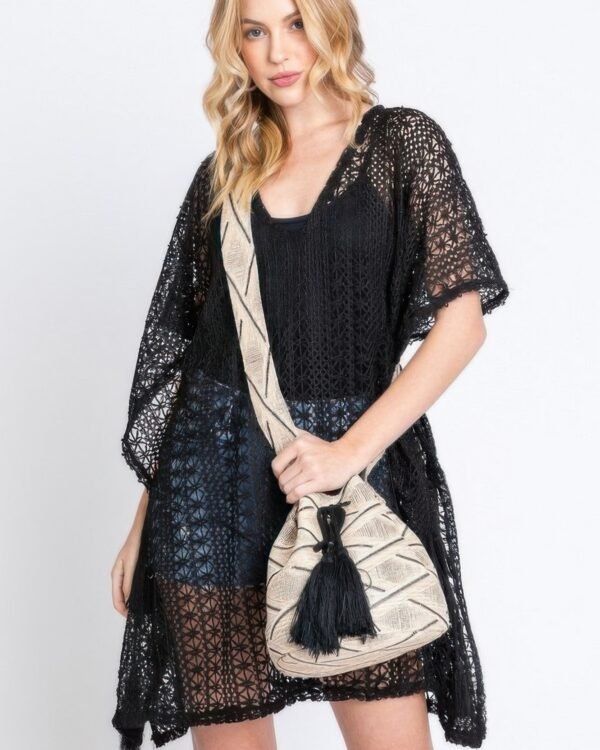 Aztec Bucket Bag With Aztec Strap