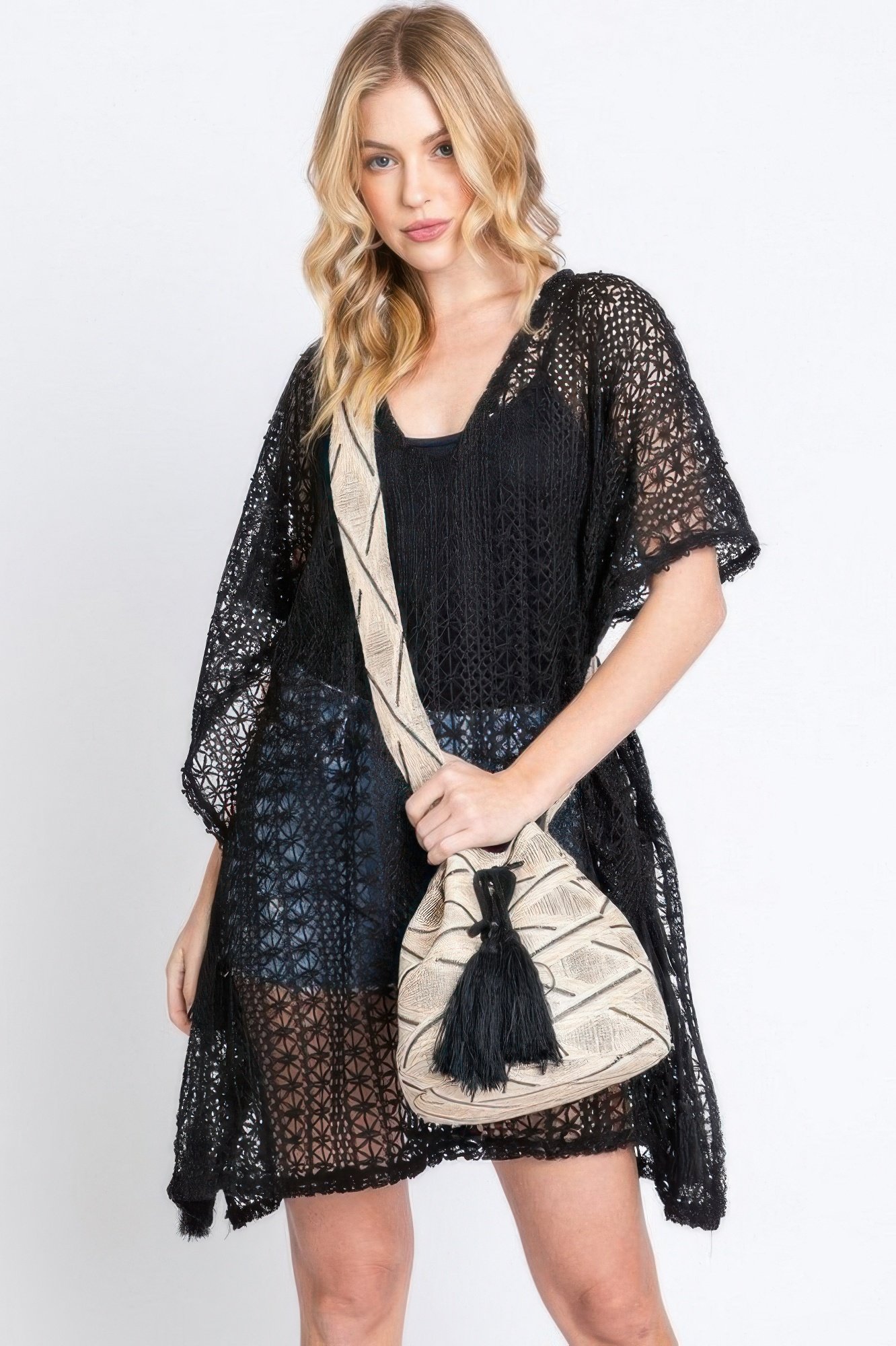 WH2250104.jpg Aztec Bucket Bag With Aztec Strap - Image 1