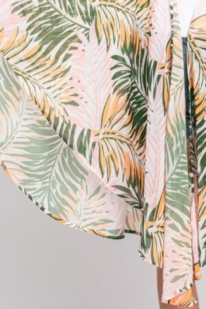 Tropical Print Cover Up Shawl for Women Tropical Print Cover Up Shawl for Women