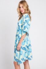 Floral Print Cover Up | Self-Tie Open Front - Image 2