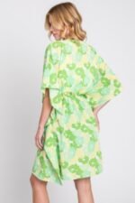 Floral Print Cover Up | Self-Tie Open Front - Image 10