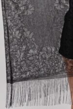 Floral Lace Kimono With Tassel - Image 3
