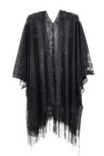 Floral Lace Kimono With Tassel - Image 4