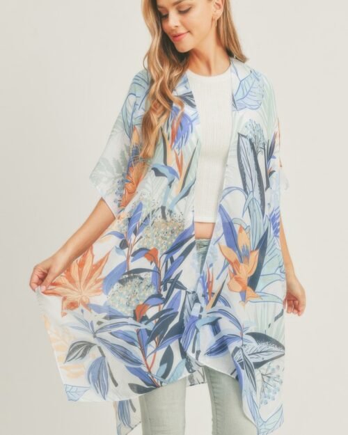 Forest Print Kimono