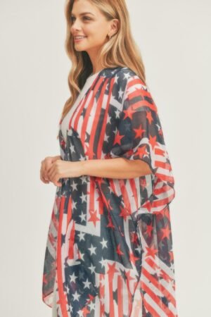 American Flag Kimono American Flag Kimono