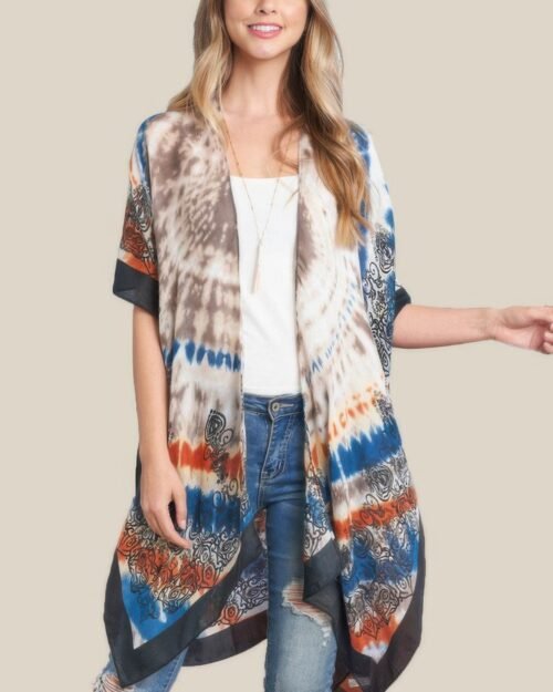 Tie Dye Boho Kimono