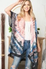 Tie Dye Boho Kimono - Image 8