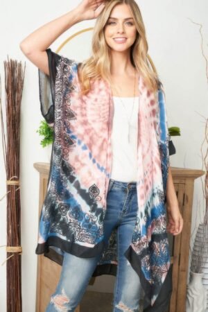 Tie Dye Boho Kimono Tie Dye Boho Kimono