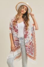 Bohemian Print Kimono - Image 4