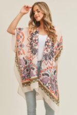 Bohemian Print Kimono - Image 6
