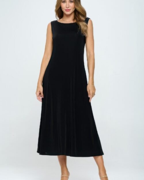 bns boat nk long tank dress