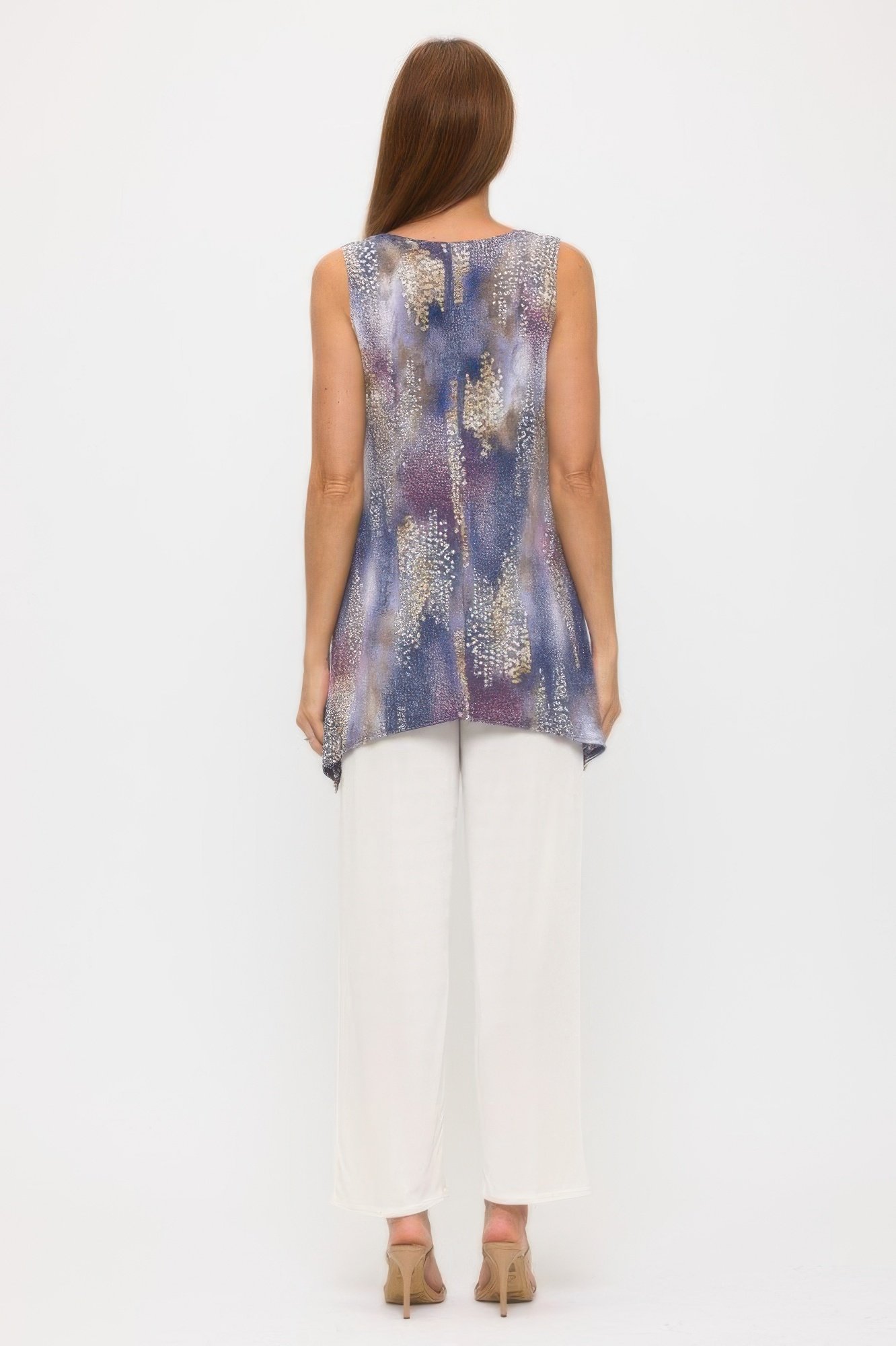 Women’s Shark Bite Hem Tank Top – Made in USA