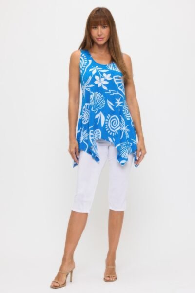 Shark Bite Hem Tank Top