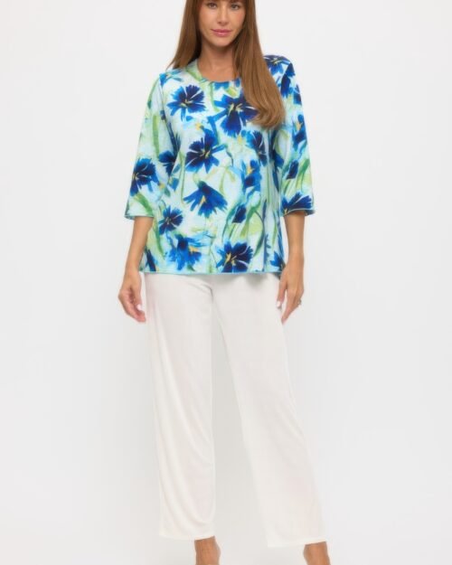 Plus Sizevenechia Pleated Merrow Top