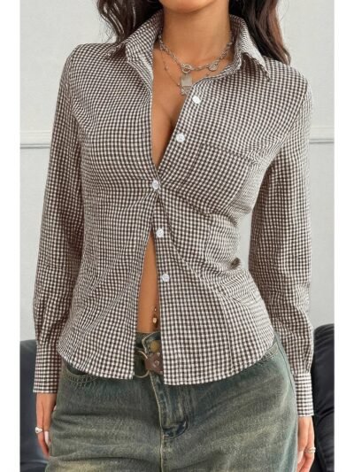 Stretch Button Down Long Sleeves Shirt Stretch Button Down Long Sleeves Shirt