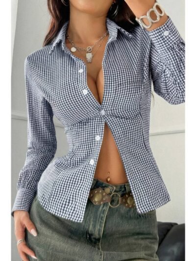 Stretch Button Down Long Sleeves Shirt Stretch Button Down Long Sleeves Shirt