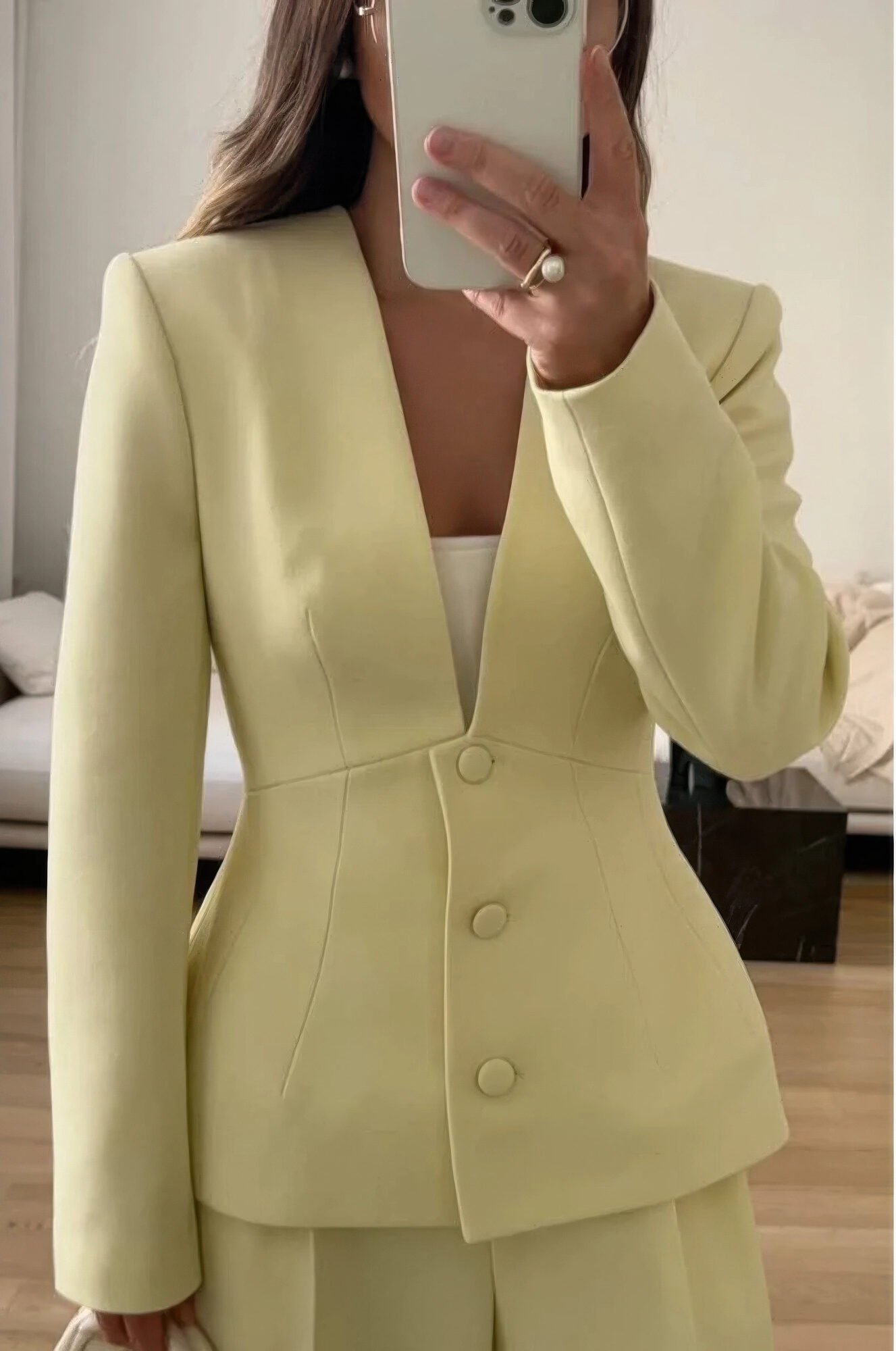 Women’s Tailored Long Sleeve Blazer – V-Neck Blazer Women’s Tailored Long Sleeve Blazer – V-Neck Blazer