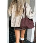 Solid Pockets Brushed Bomber Jacket - Image 10