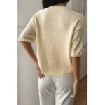 Round Neck Knit Drop Shoulder Loose Sweater - Image 14