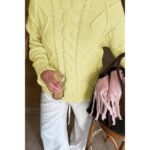 Solid Knit Crewneck Long Sleeve Loose Sweater - Image 7