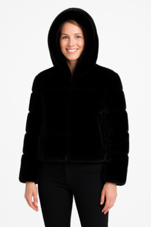 Faux Fur Hooded Jacket Faux Fur Hooded Jacket