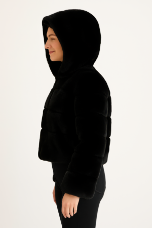 Faux Fur Hooded Jacket Faux Fur Hooded Jacket
