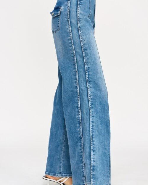 high rise wide leg with tummy control